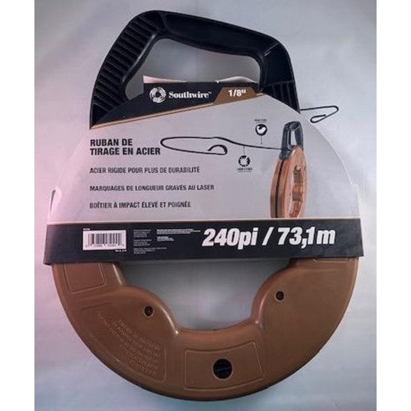 Southwire FTS1/8-240 240' Steel Fish Tape