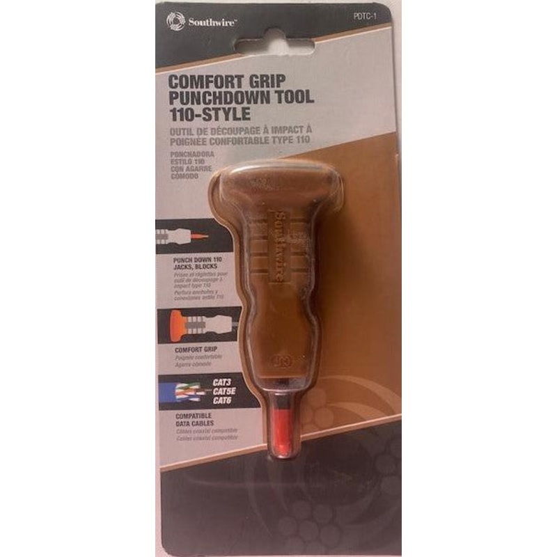 Southwire PDTC Comfort Grip Punchdown Tool 110-Style