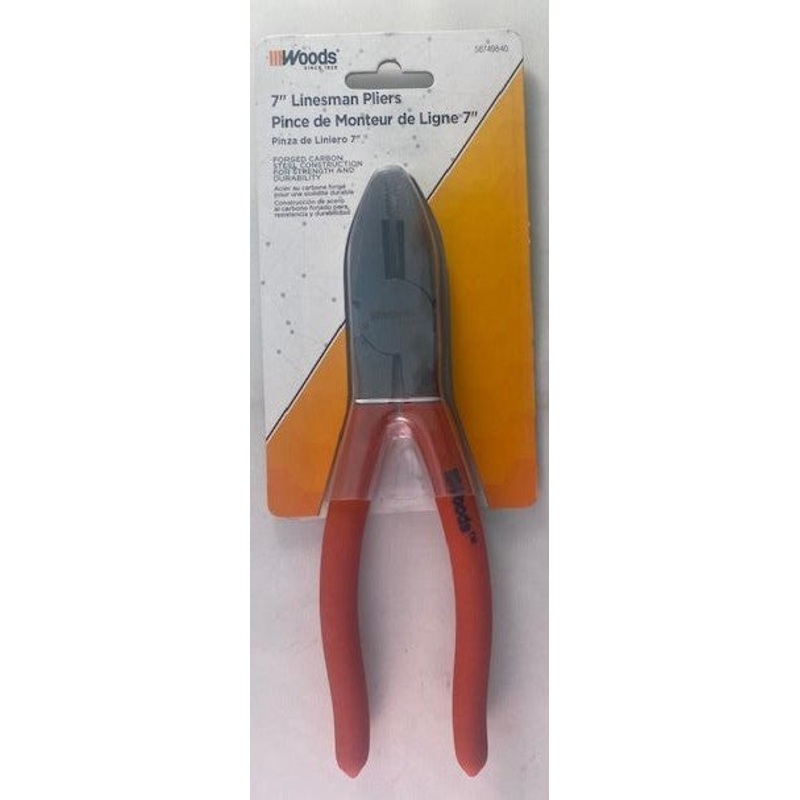Woods 58749840 7" Linesman Pliers