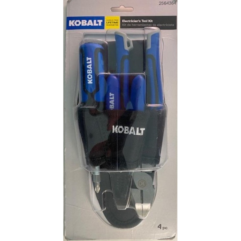 Kobalt 2564364 4pc. Electrician's Tool Kit