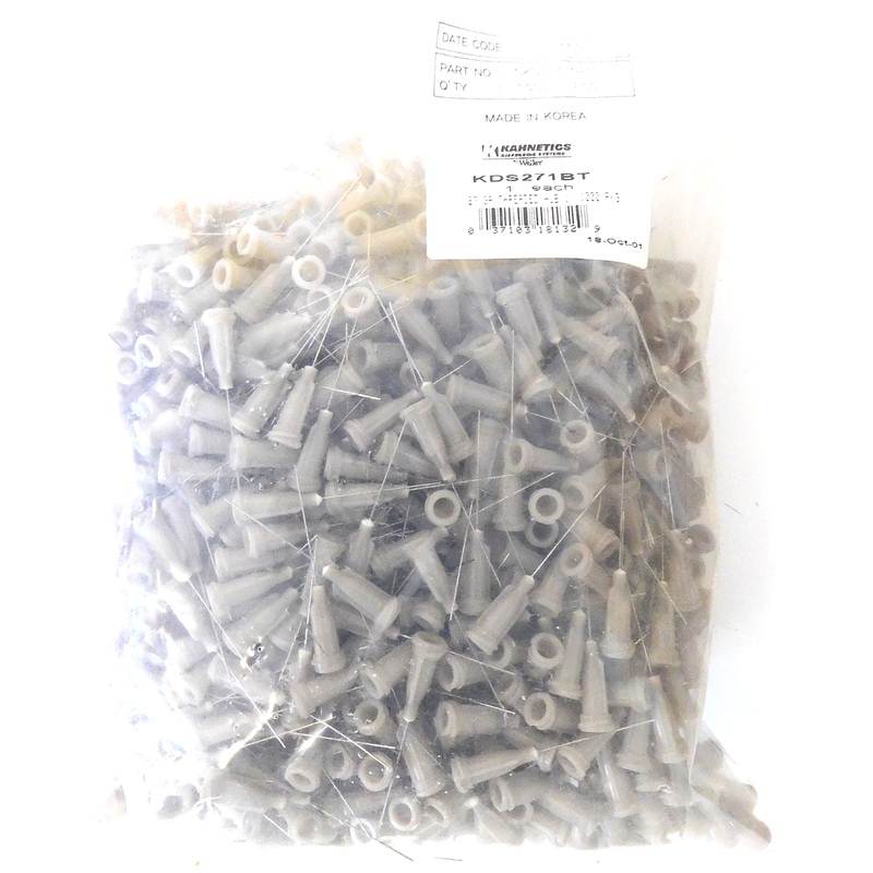 Weller KDS271BT Gray Threaded Hub 1" Dispensing Needles 27 Gauge 1000pcs