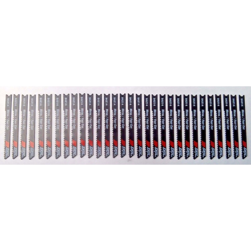Skil 94214 2-3/4" x 14 TPI Metal Fast Cut Jig Saw Blades 30PCS