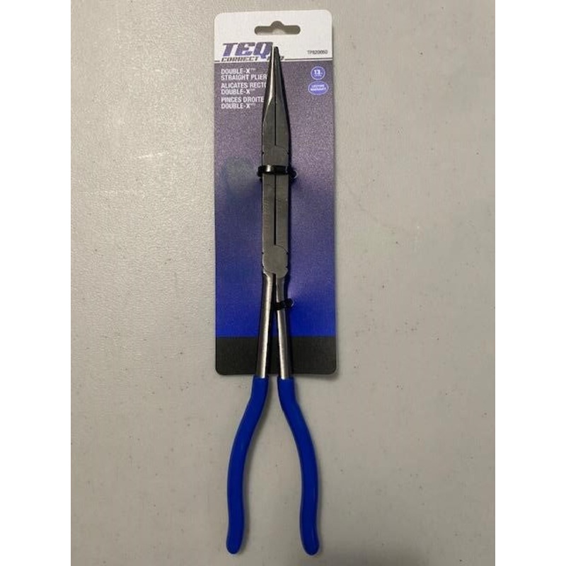 TEQ TP82005D Double X 13-15/32" Double Joint Straight Jaws Needle Nose Pliers