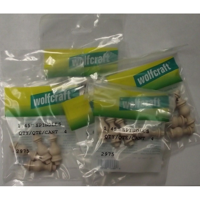 Wolfcraft 2975 1.45" Wood Spindles 5 Bags Of 4 USA