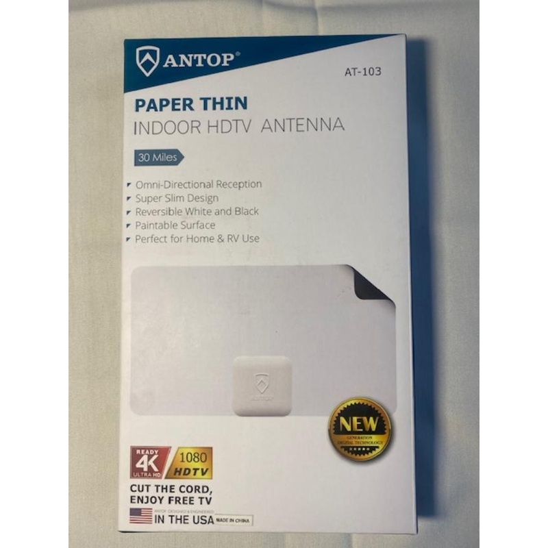 ANTOP Paper Thin AT-103 Indoor HDTV Antenna