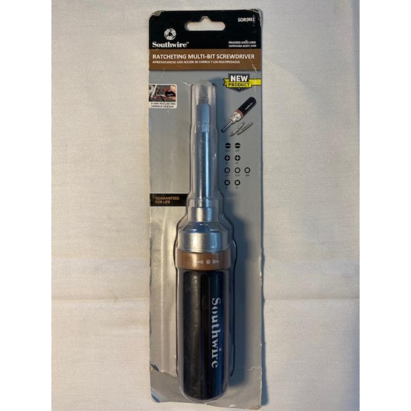 Southwire SDR9N1 9-N-1 Ratcheting Multibit Screwdriver