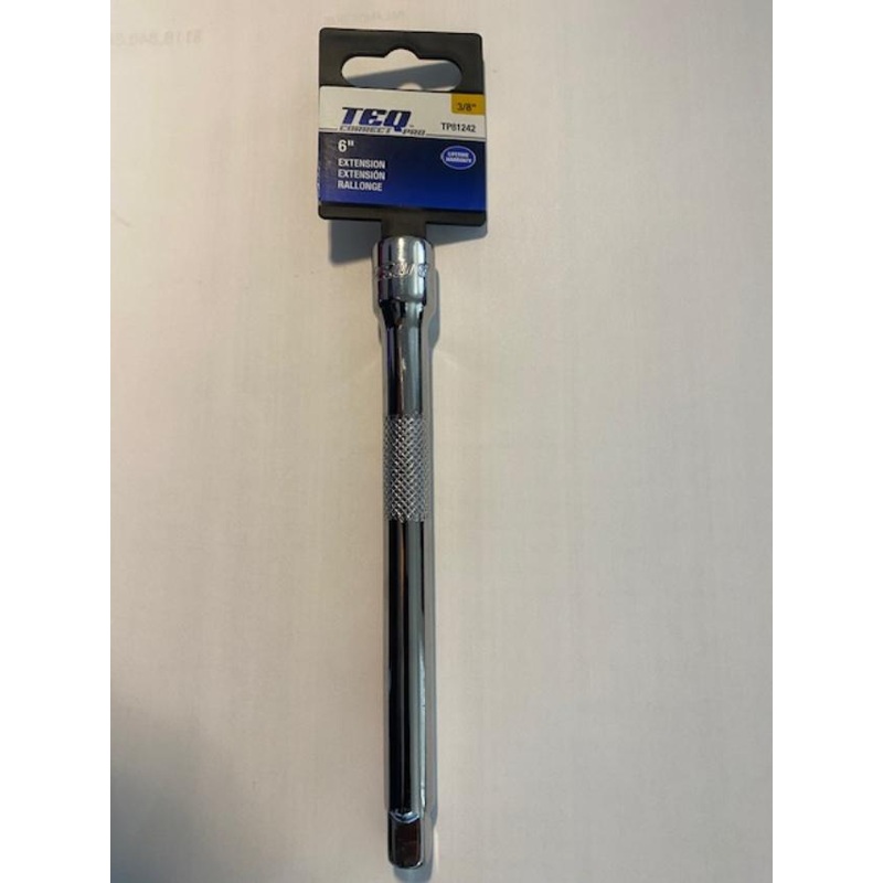 TEQ Correct TP81242 Professional 3/8" Drive 6" Socket Extension