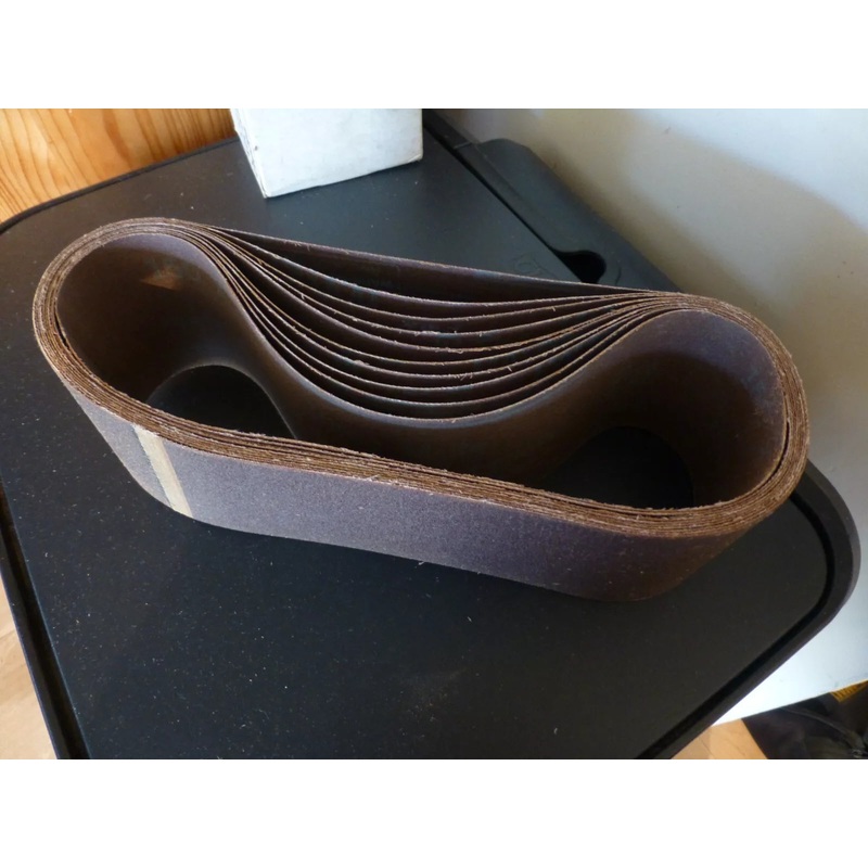 3M Brand 241D 150 Grit 3" x 24" Three-M-Ite Resin Sanding Belts 10pcs.