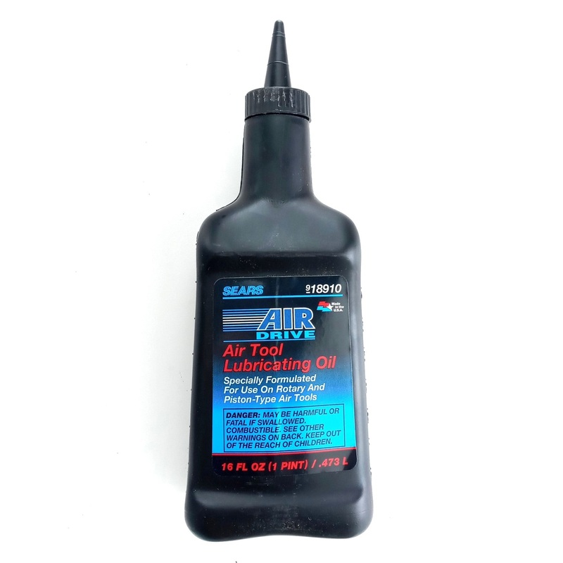 SEARS 18910 Air Drive Air Tool Lubricating Oil 16oz USA