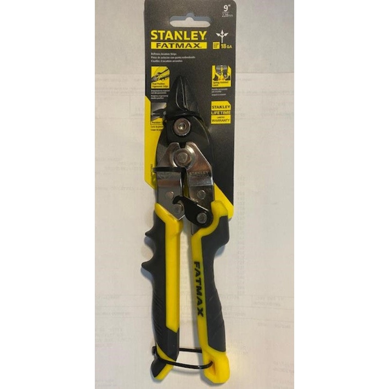 Stanley FMHT73562 FatMax Bulldog Aviation Snips Straight Cut