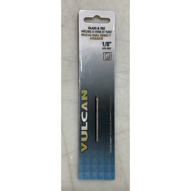 Vulcan 675-2851 1/8" Glass & Tile carbide tipped bit