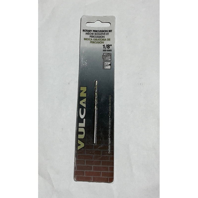 Vulcan 680-6905 1/8" Carbide tipped rotary percussion bit
