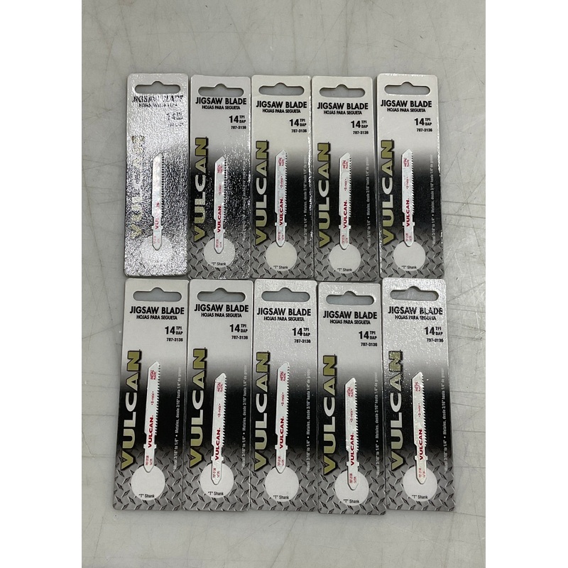 Vulcan 787-3136 2-3/4" 14 TPI Bi-metal jigsaw blades 10pc