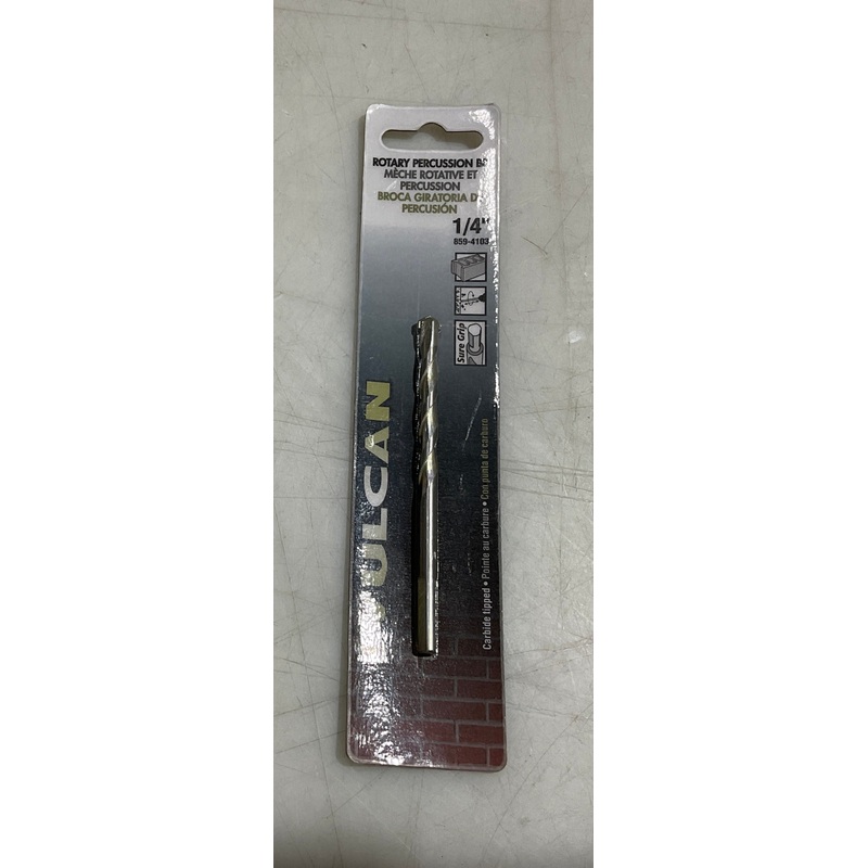 Vulcan 859-4103 1/4" x 4" Carbide tipped rotary percussion bit