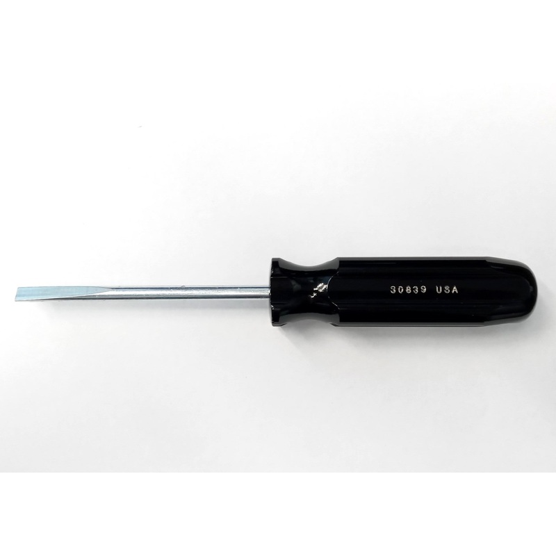 Allen 30839 Straight 1/4" x 4"  Blade Screwdriver Round Shank USA