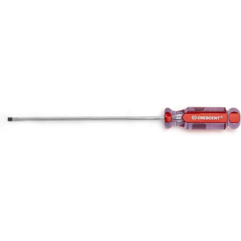 Crescent CS316R8 3/16" x 8" Cabinet Screwdriver Tri-Lobe Acetate Handle