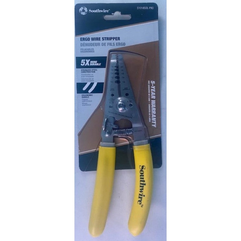 Southwire S1018SOL Wire Stripper Cutter For Stranded And Solid Copper Wire