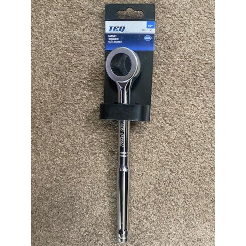 TEQ Correct TP731113C Professional 1/2" Drive Round Head Ratchet