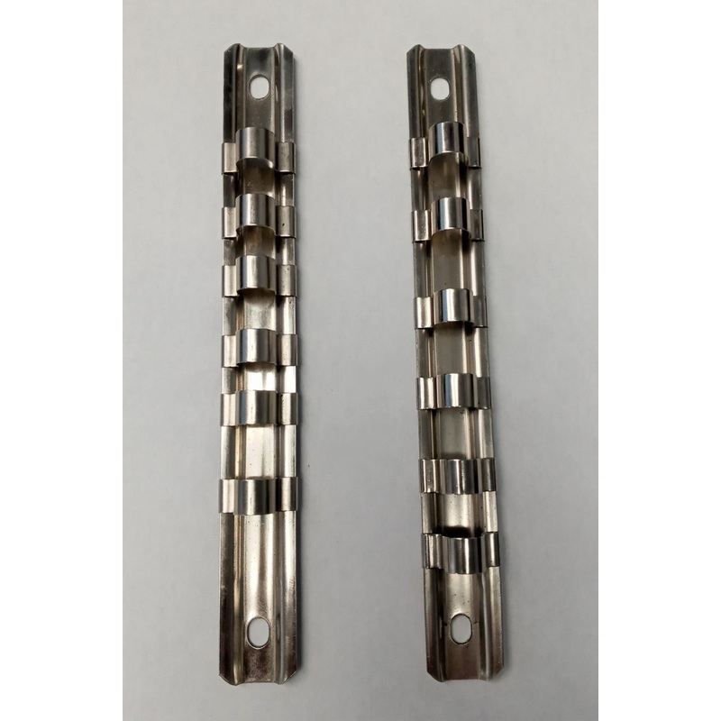 Apex 8006109000 Socket Rail 3/8" Drive 6 Position Metal 2pcs.