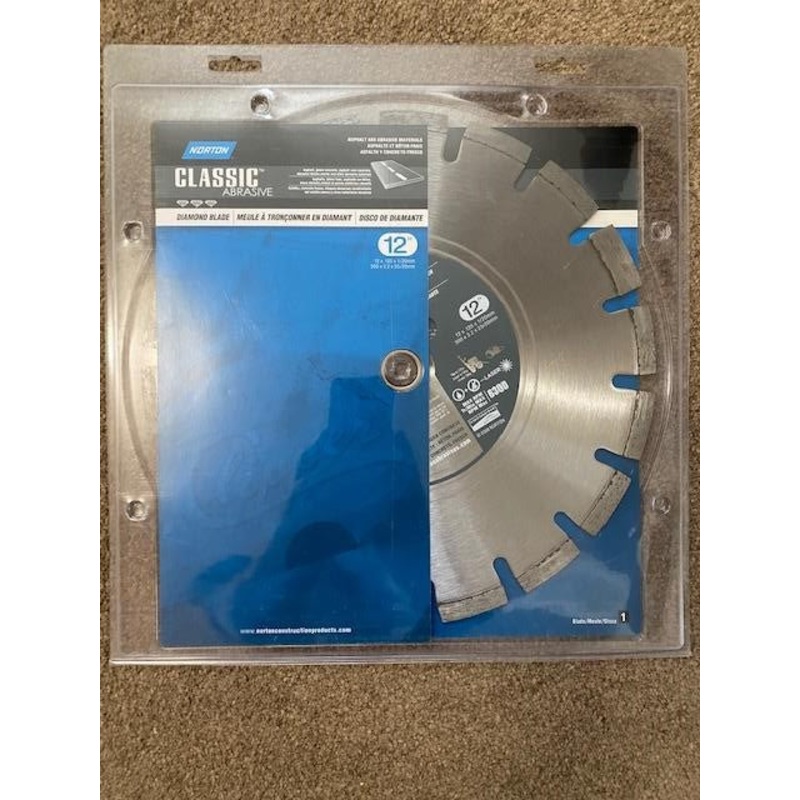 Norton COHSABR1220 Diamond Saw Blade 12" x .125 x 1"/20mm