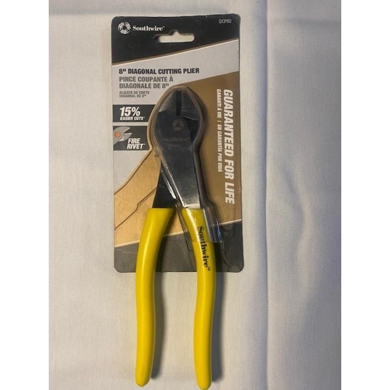 Southwire DCP8D 8" High-Leverage Diagonal Cutting Pliers