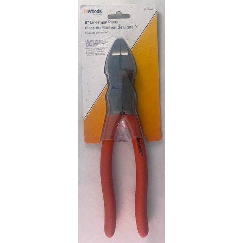 Woods 58749940 9" Linesman Pliers