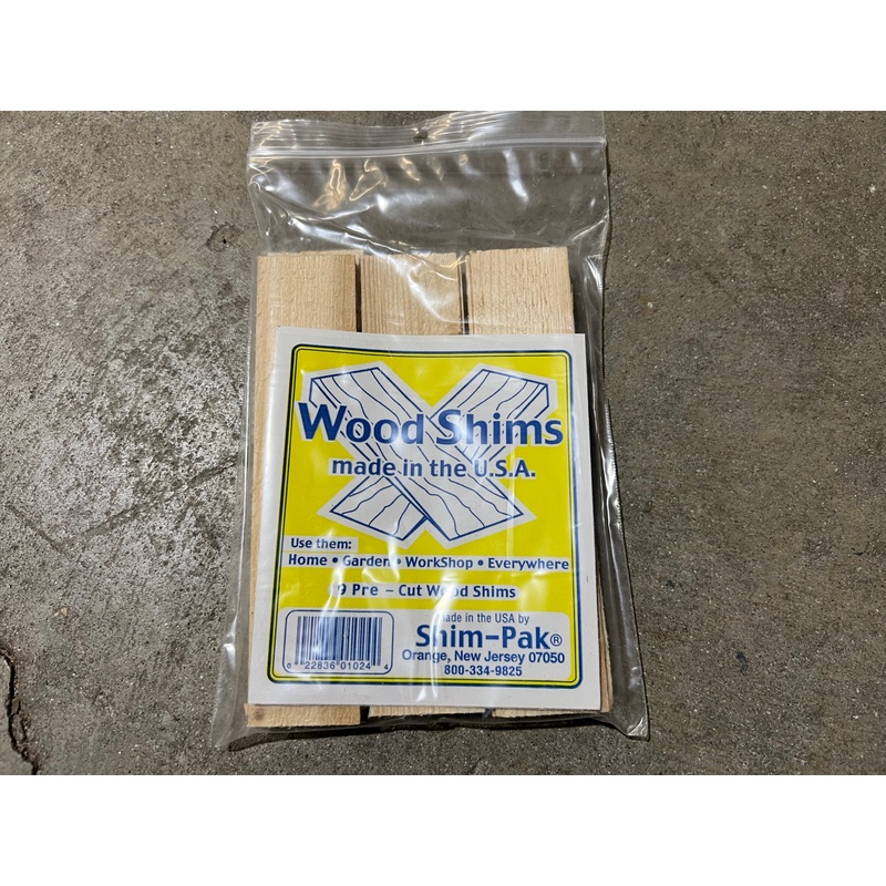 Shim-Pak 9 Pre Cut Wood Shims 01024 Home Garden Workshop USA