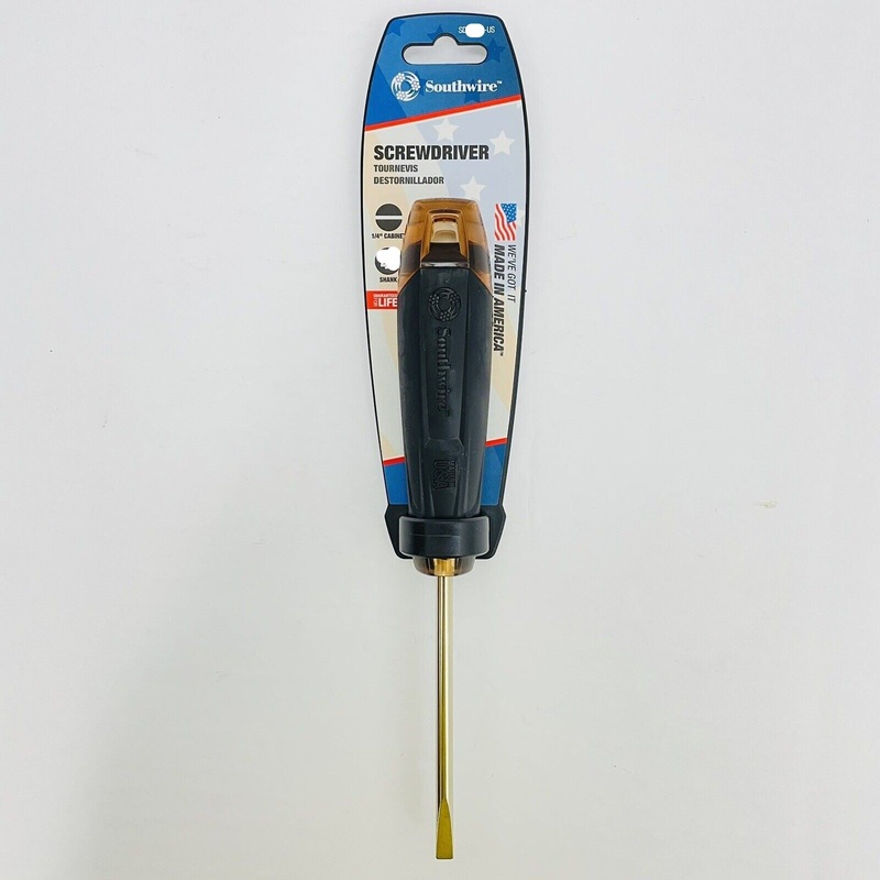 Southwire SD1/4C6-US 1/4 Cabinet Tip Screwdriver 6 Shank Made in USA
