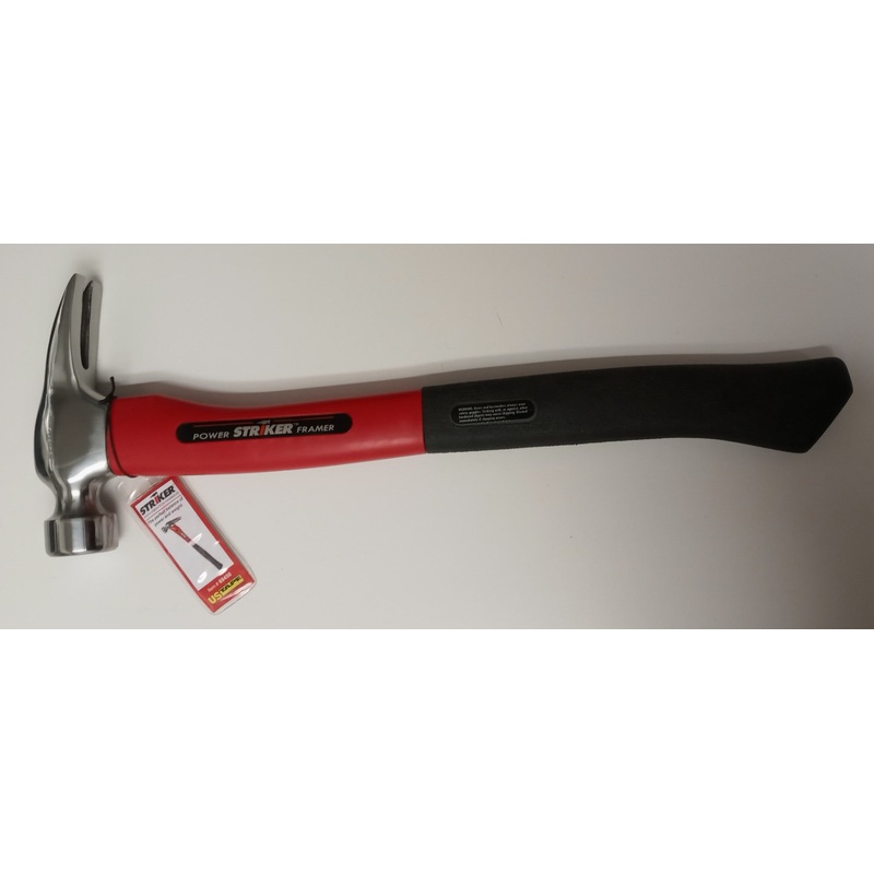 Striker 69450 25 oz Smooth Face Straight Handle Framing Hammer