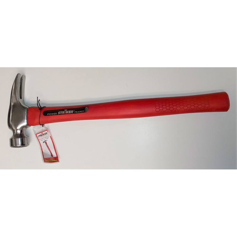 Striker 69478 25 oz Waffle Face Straight Handle Framing Hammer