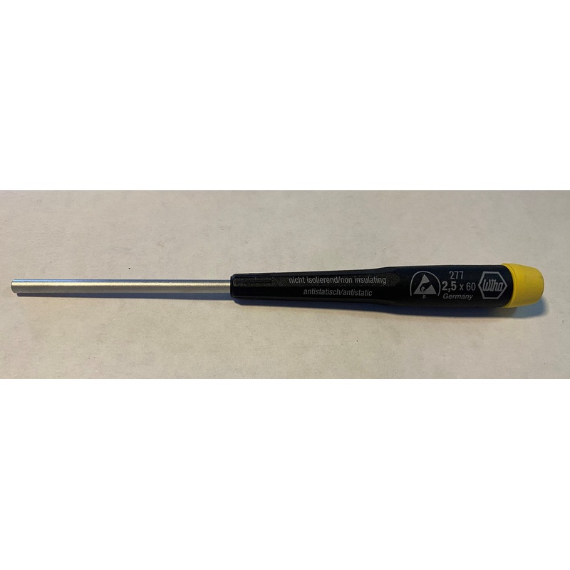 Wiha 27725 Precision ESD Safe Nut Driver 2.5mm Germany