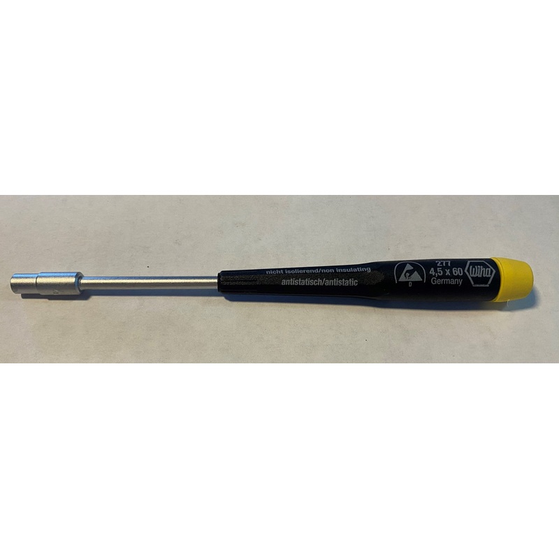 Wiha 27745 Precision ESD Safe Nut Driver 4.5mm Germany