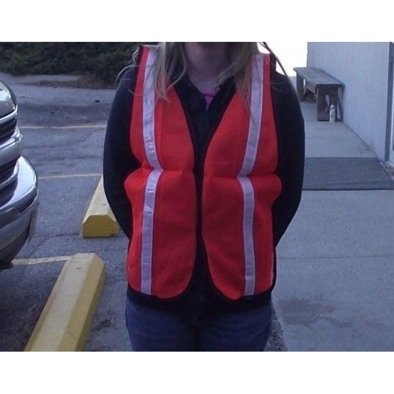 Ansell 950382 One Size Fits All Safety Vests, Case of 144pcs