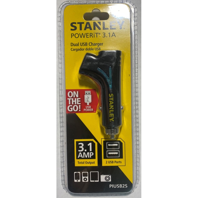 Stanley PIUSB2S 2 Amp Dual USB Charger
