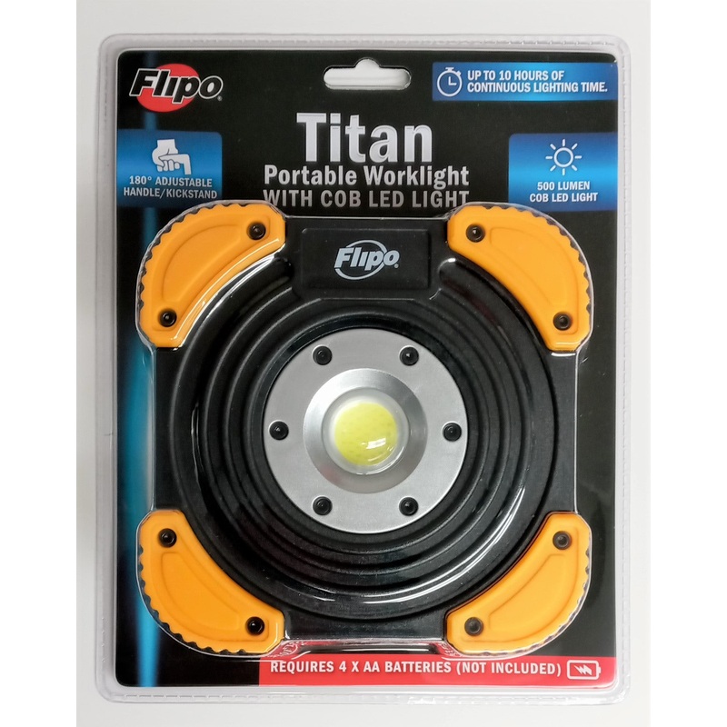 Titan F-SH-COBWRK-10W COB LED Portable, Adjustable Work Light 10W