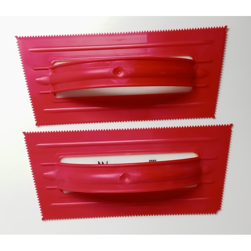 Warner 980 1/8" Notch Trowel 2pcs. USA