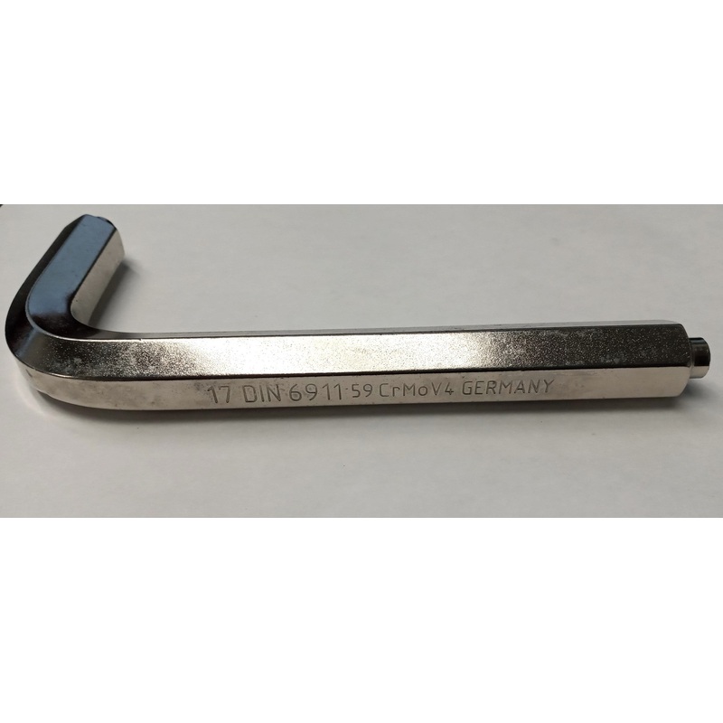 Wiha 36858 17MM Nickel Hex Key w/Pilot Germany
