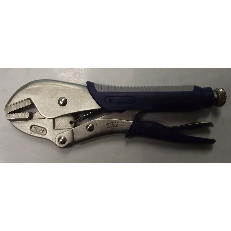 Williams 23211 Comfort Grip 10in Locking Pliers Straight Jaw Locking Pliers