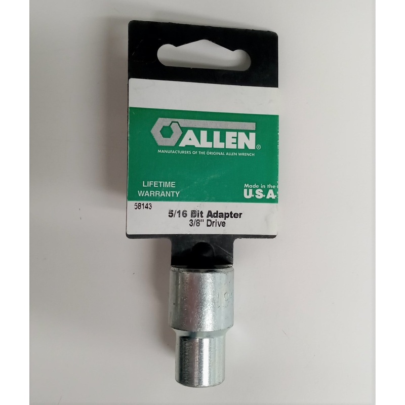 Allen 58143 1/5/16" Bit Adapter 3/8" Drive USA