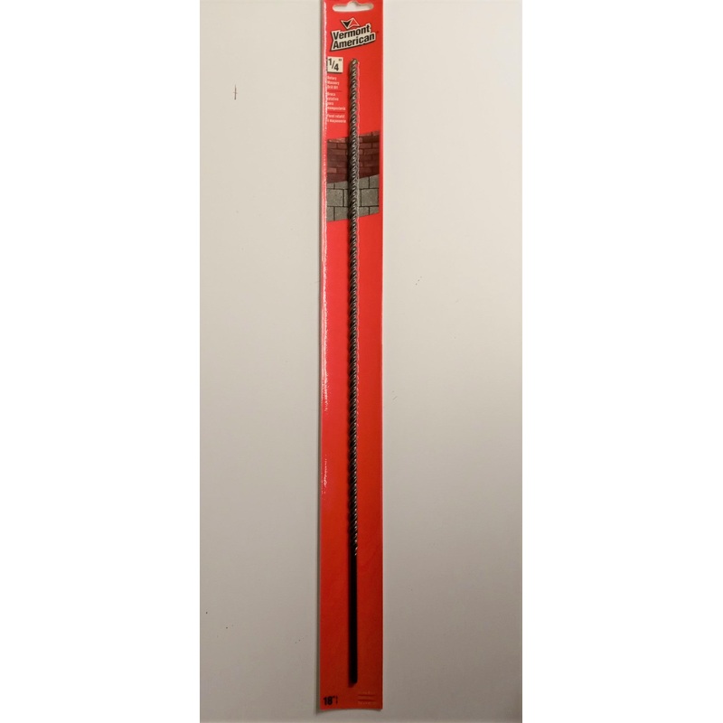 Vermont American 14054 1/4" x 18" Rotary Masonry Drill Bit Double Flute