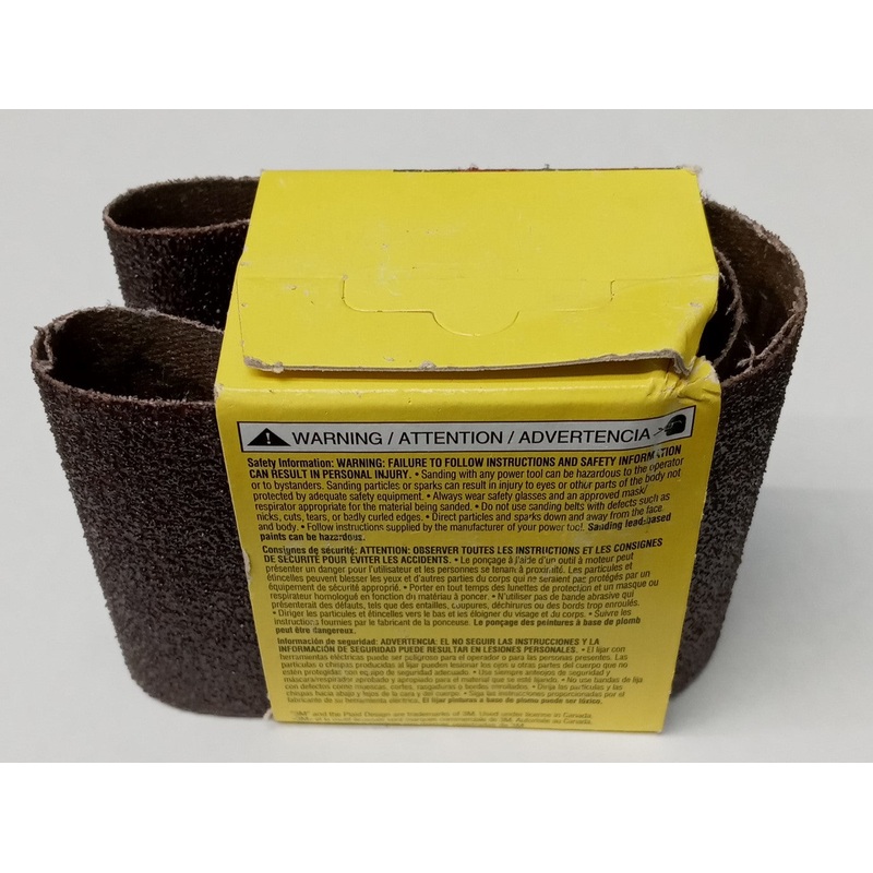3M 9252-2NA 2-1/2" x 16" Coarse 50 Grit Sanding Belt