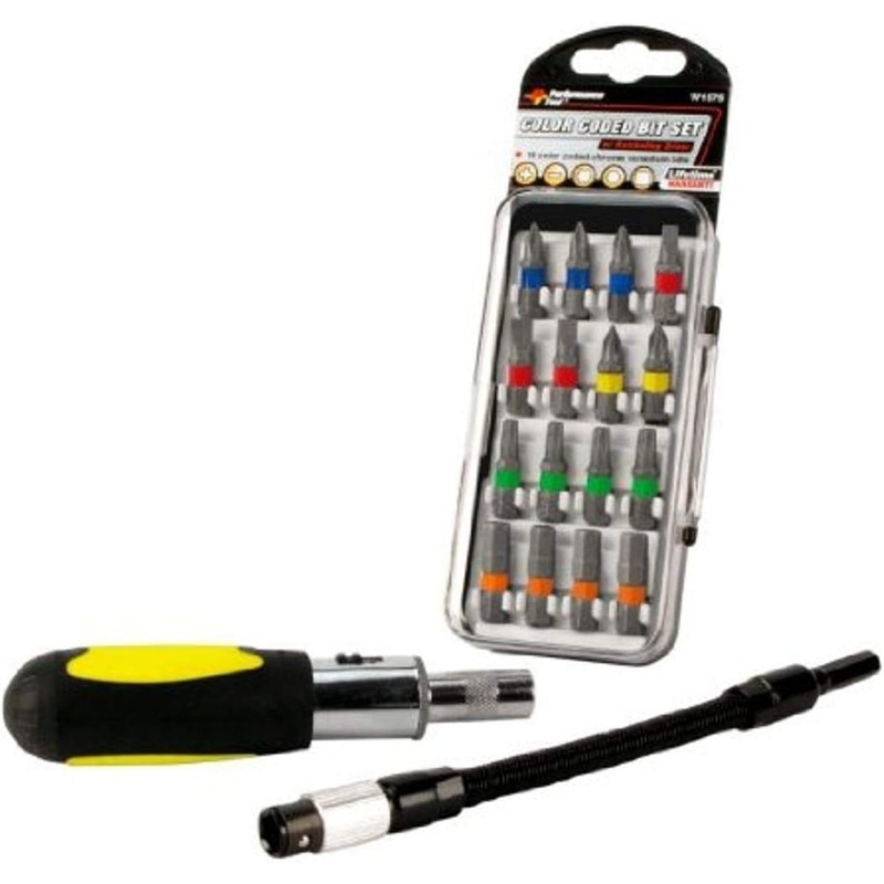 Performance Tool W1575 Color Coded Bit Set