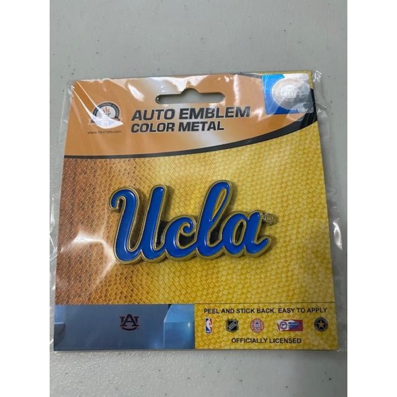 UCLA Bruins 22258 Blue Metal Auto Emblem (New Old Stock: read description)