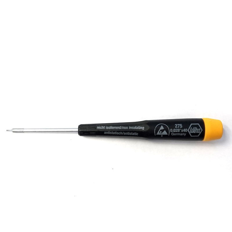 Wiha Tools 27505 Precision ESD Safe Hex Screwdriver, .028" x 40 mm