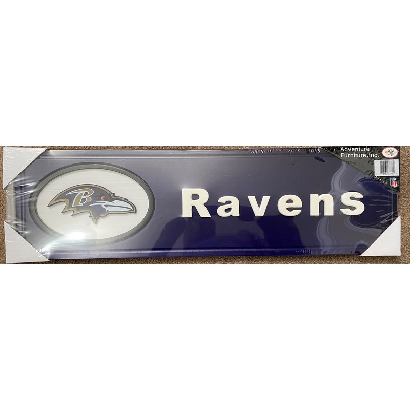 Adventure Furniture 563 Baltimore Ravens Man Cave Wall Art