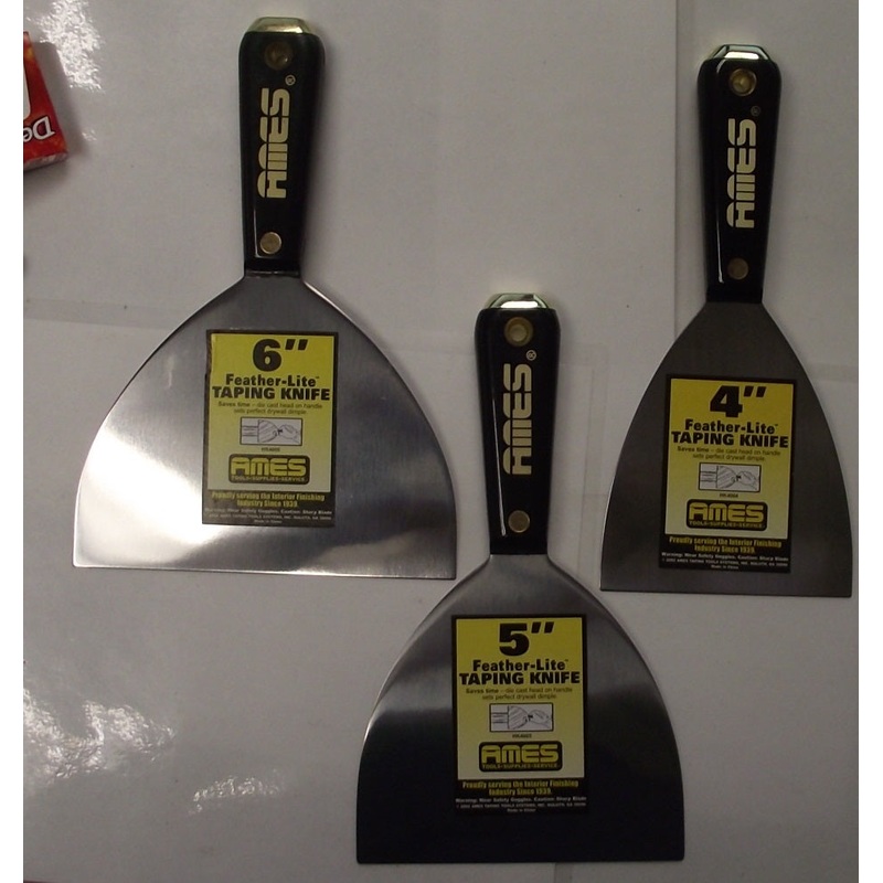 Ames HK4006-4004 Feather-Lite Taping Knife 3pcs. 4",5", 6"