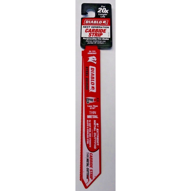 Diablo DS0620CF 6" x 20T Steel Demon Extreme Metal Cutting Reciprocating Blade