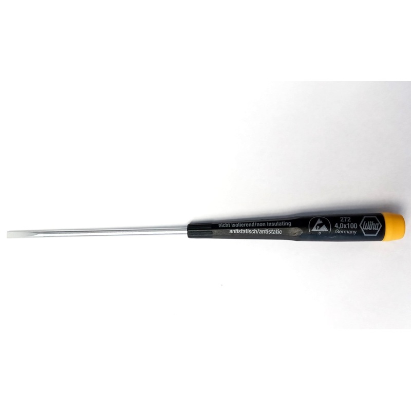Wiha 27210 ESD Safe Precision Slotted Screwdriver 1.0 x 40mm Germany