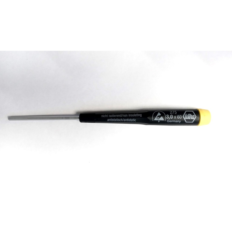 Wiha 27530 3.0 x 60mm Hex Driver Precision ESD Safe Germany