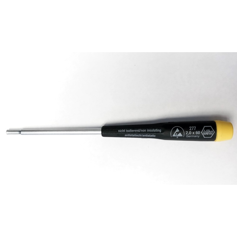 Wiha 27722 Precision ESD Safe Nut Driver 2.0 x 60 Germany